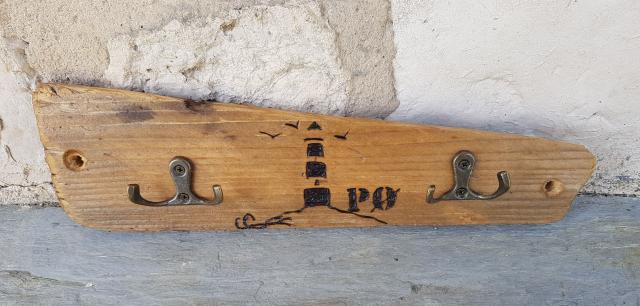 Accroche clés en bois flotté d'Oléron