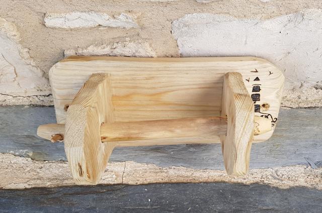 Distributeur WC en bois flotté d'Oléron