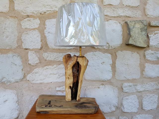  Lampe en bois flotté d'Oléron